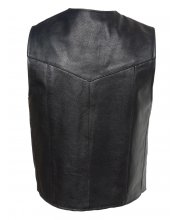 JTS Plain Leather Waistcoat